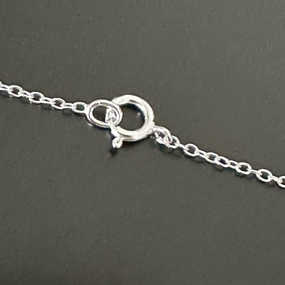 Sterling Silver Four Leaf Clover Necklace - Picture 5 of 12